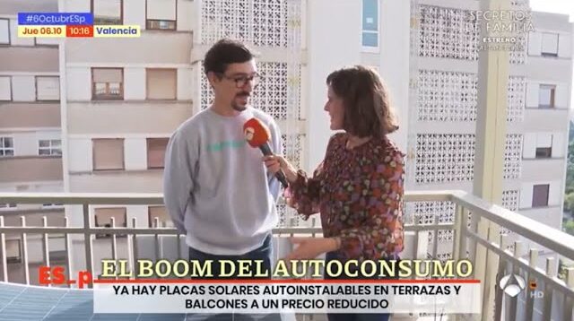 La revolución de los balcones: La televisión española se hace eco de los kits plug & play de Tornasol Energy en destacados medios de comunicación
